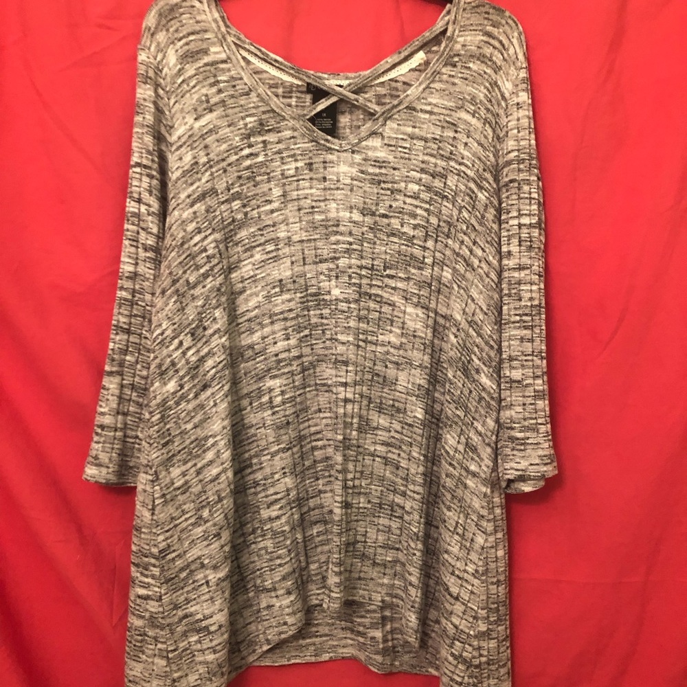 Gray blouse